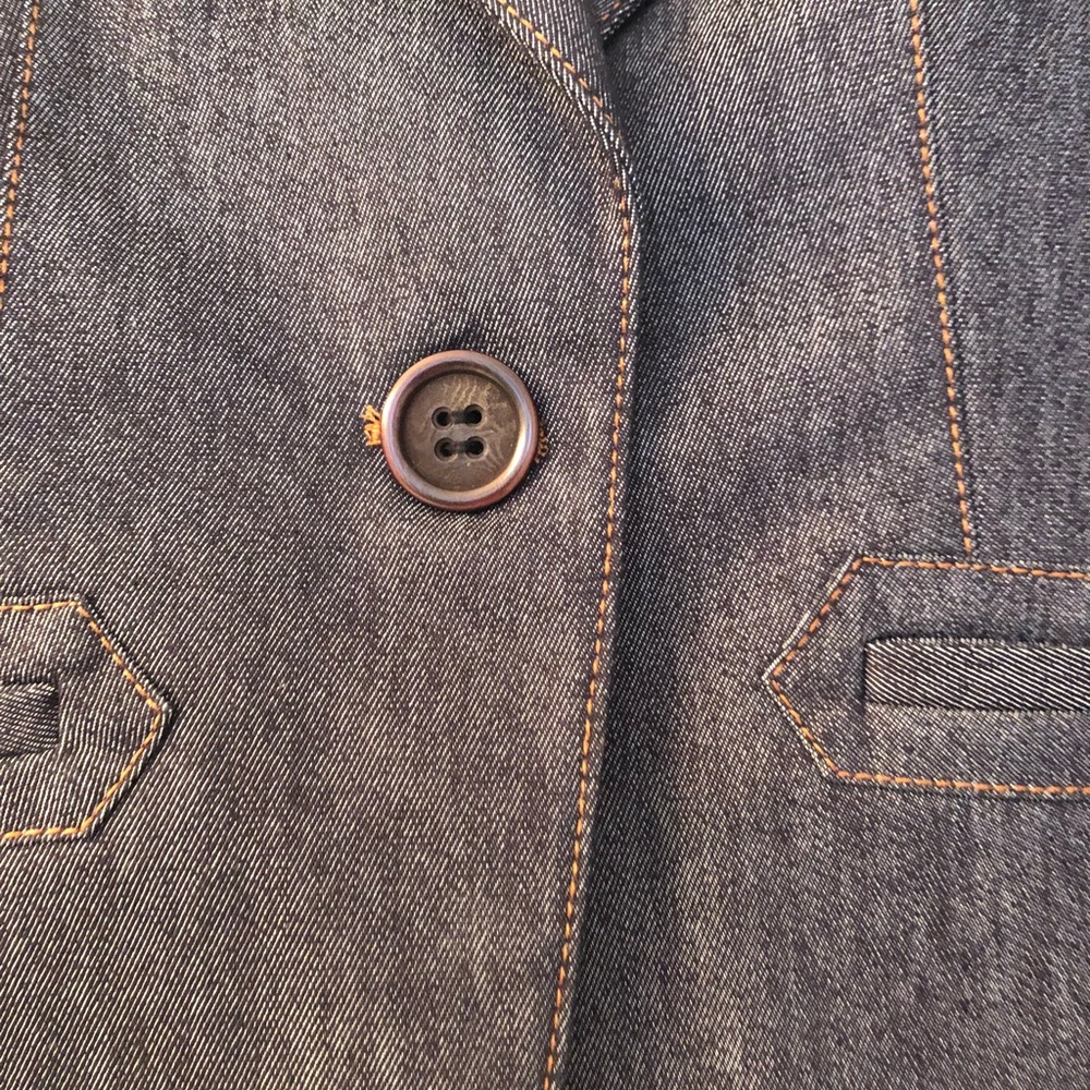 ZARA Basic Jean Blazer 💄 - Picture 2 of 7
